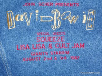 Glenn's Tour Jacket - August 1987