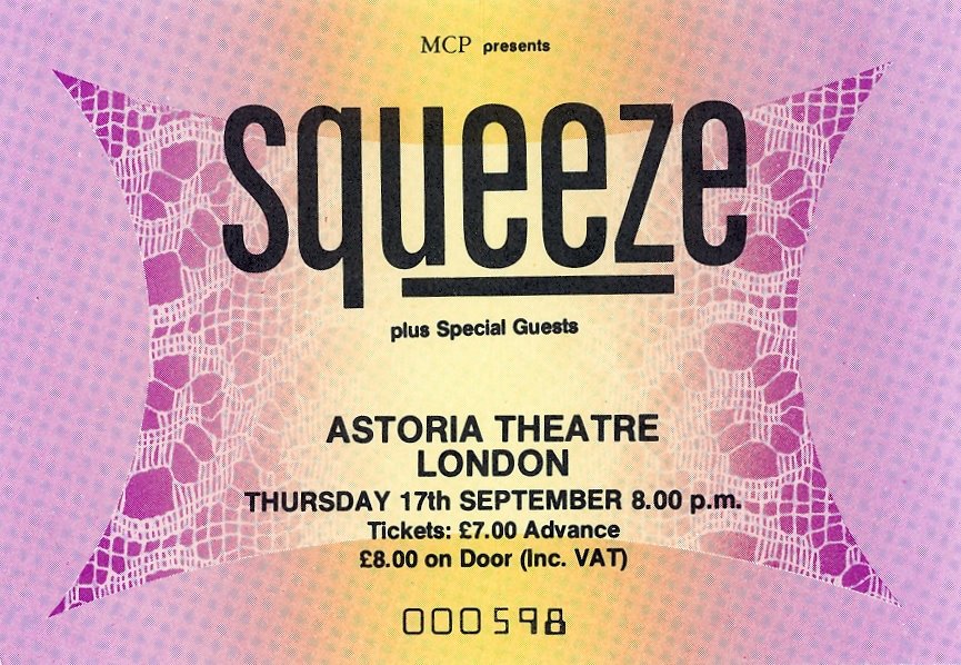 squeeze tour 1987