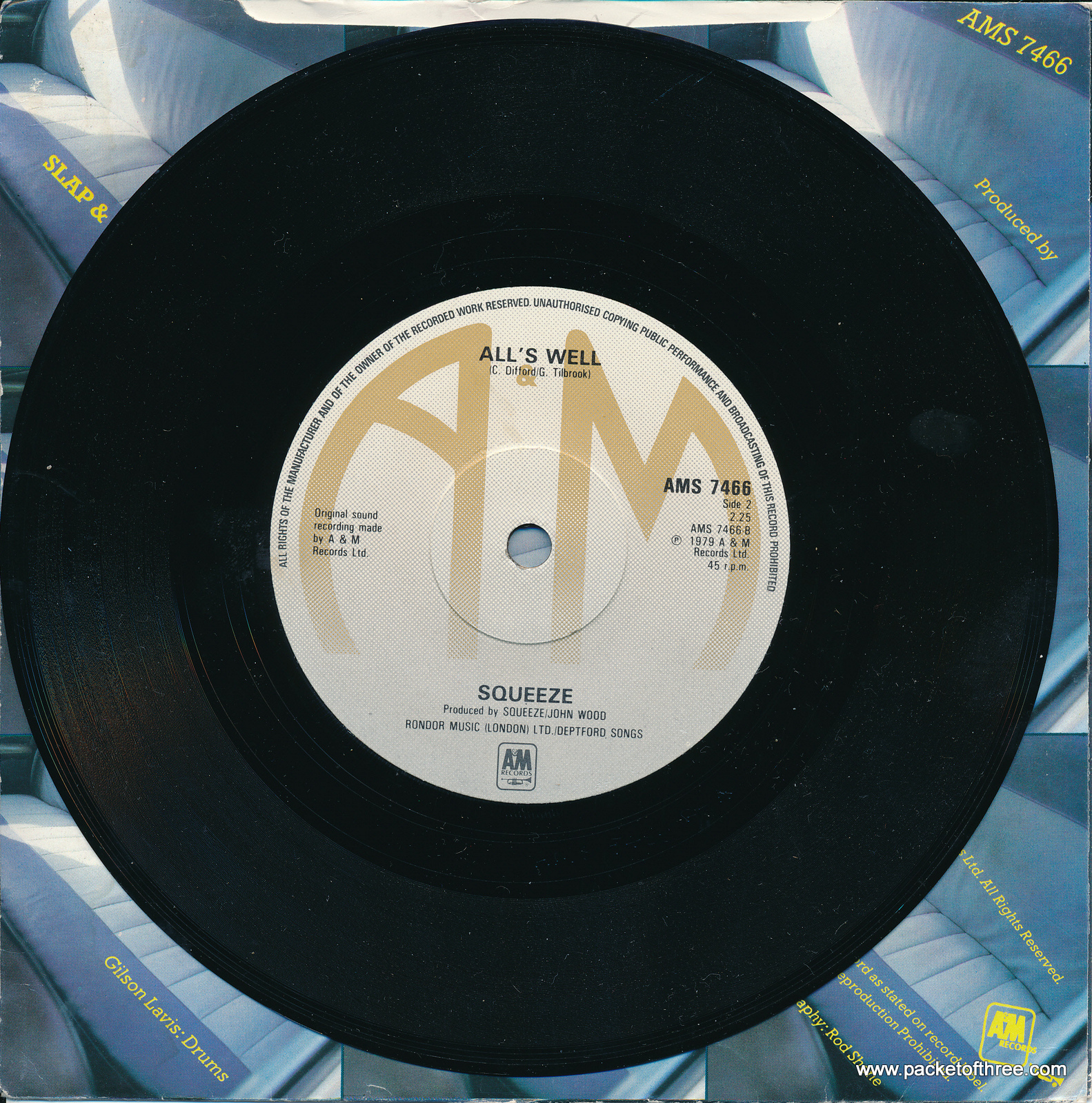 Slap and Tickle - UK - 7" - picture sleeve