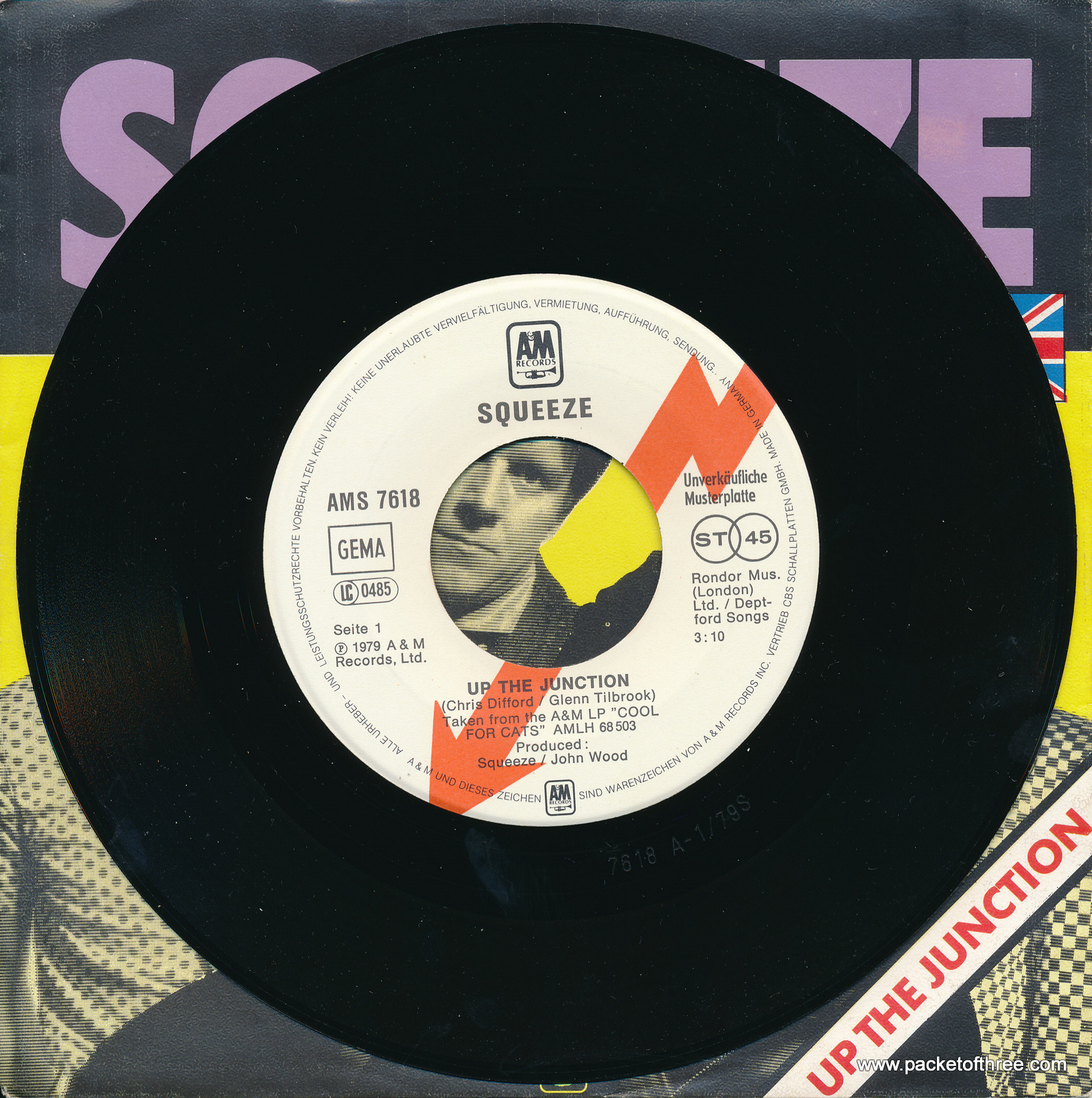 Up the Junction - Germany - 7" - picture sleeve promo