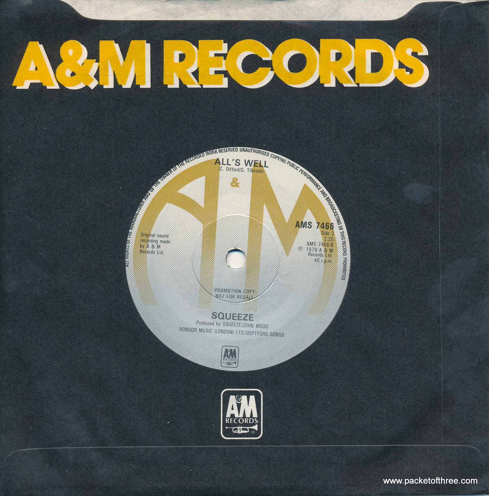 Slap and Tickle - UK - 7" - promotional copy