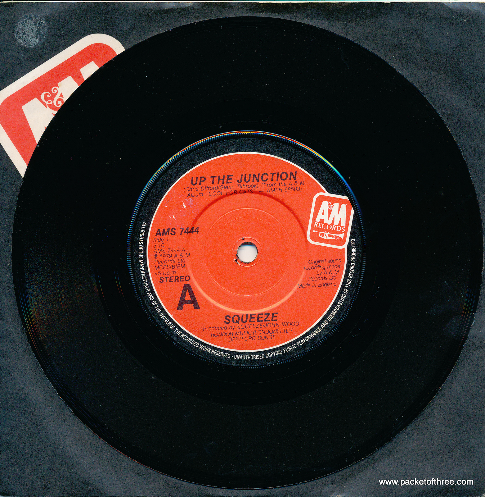 Up the Junction - UK - 7" - red label