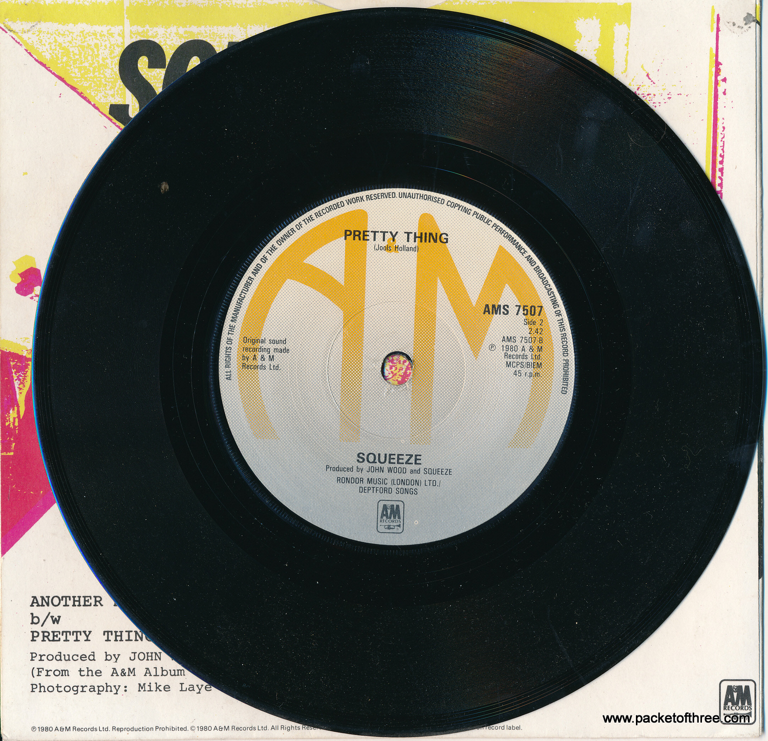 Another Nail In My Heart - UK - 7" - Picture Sleeve