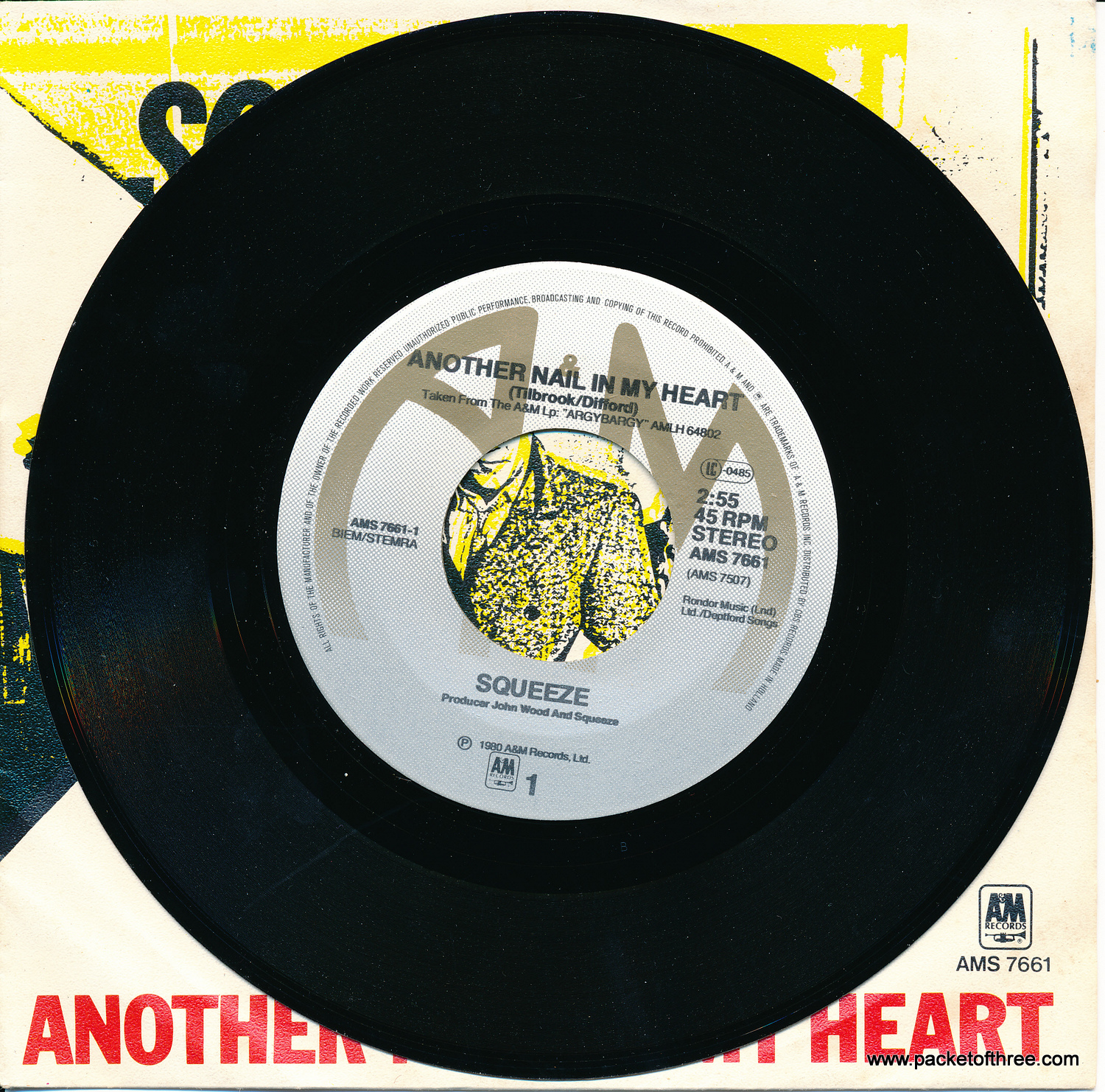 Another Nail In My Heart - Netherlands - 7" - Picture Sleeve