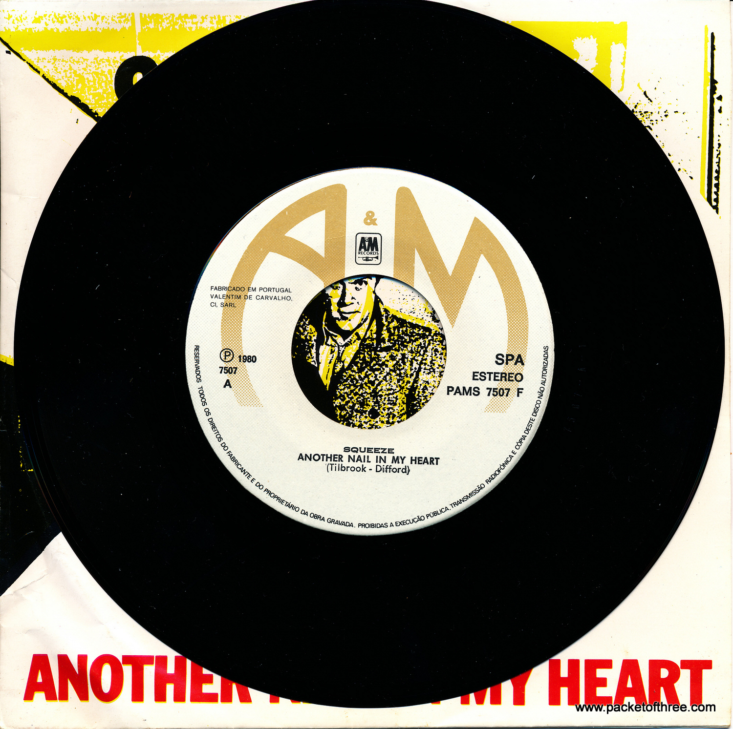 Another Nail In My Heart - Portugal - 7" - Picture Sleeve