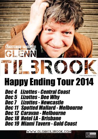 Glenn Tilbrook Happy Ending Tour 2014