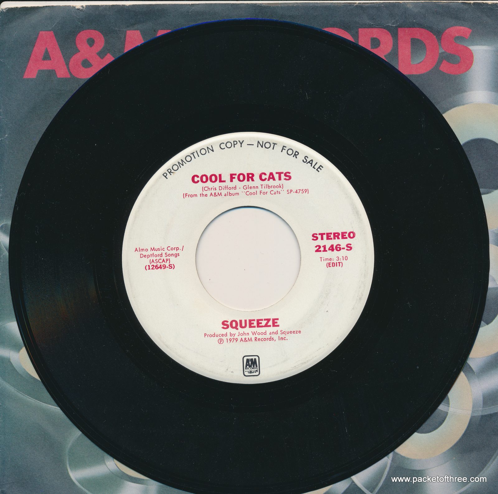 Cool For Cats (edit) – USA – 7″ – mono/stereo promo