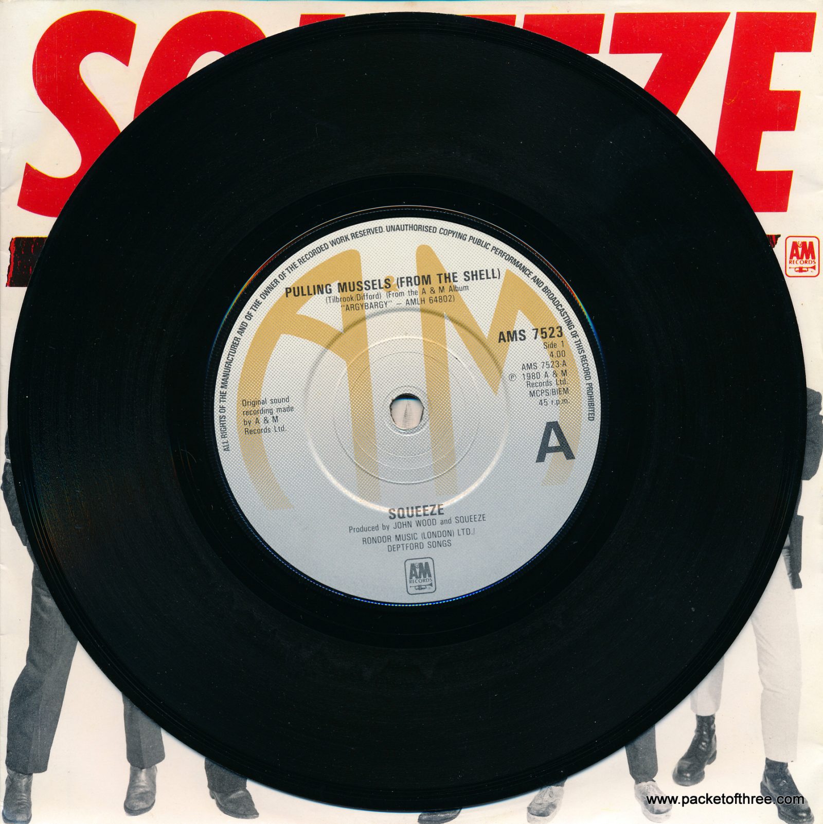 Pulling Mussels (From the Shell) - UK - 7" - picture sleeve