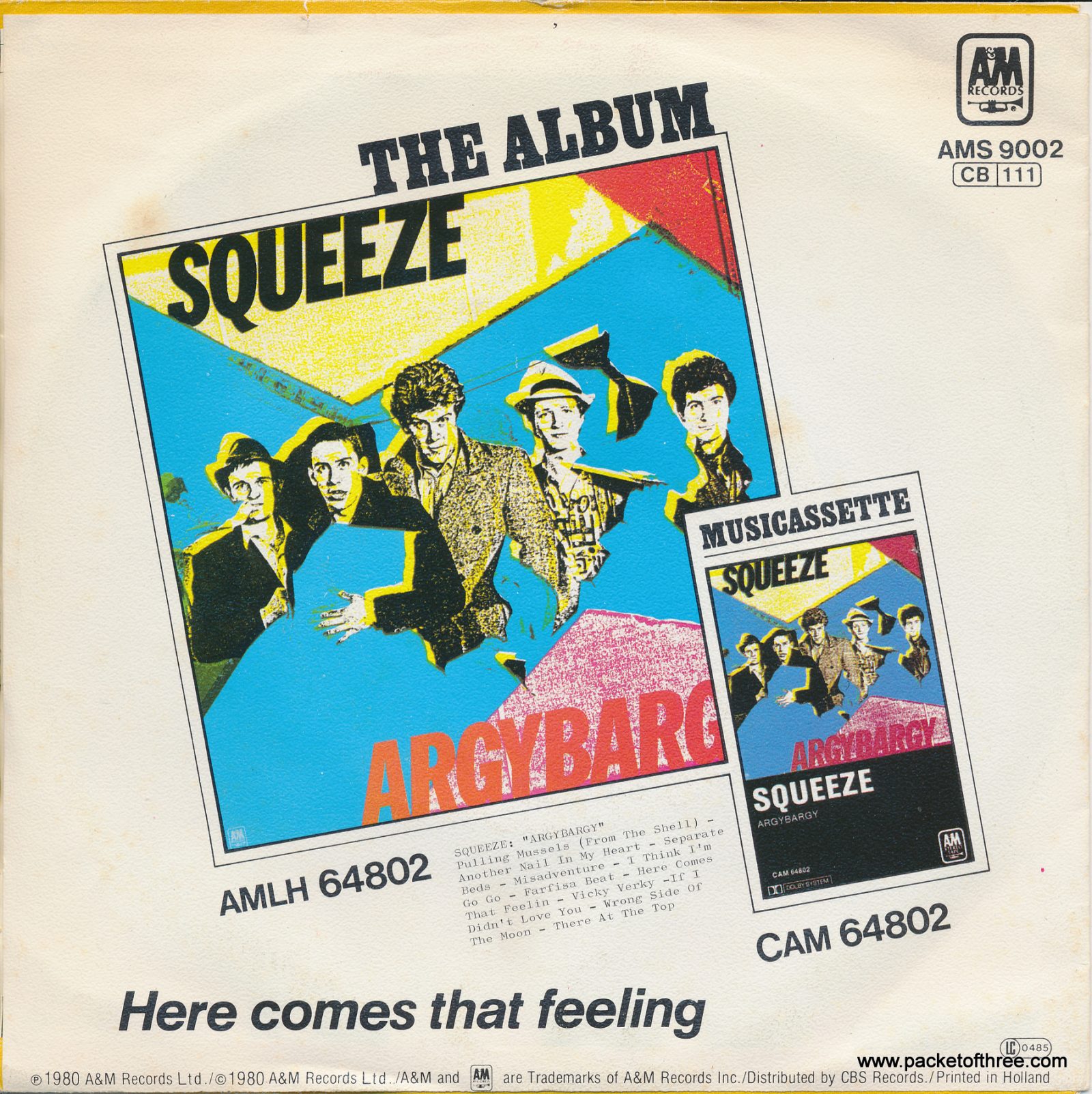 Farfisa Beat / Here Comes That Feeling - Netherlands - 7" - picture sleeve