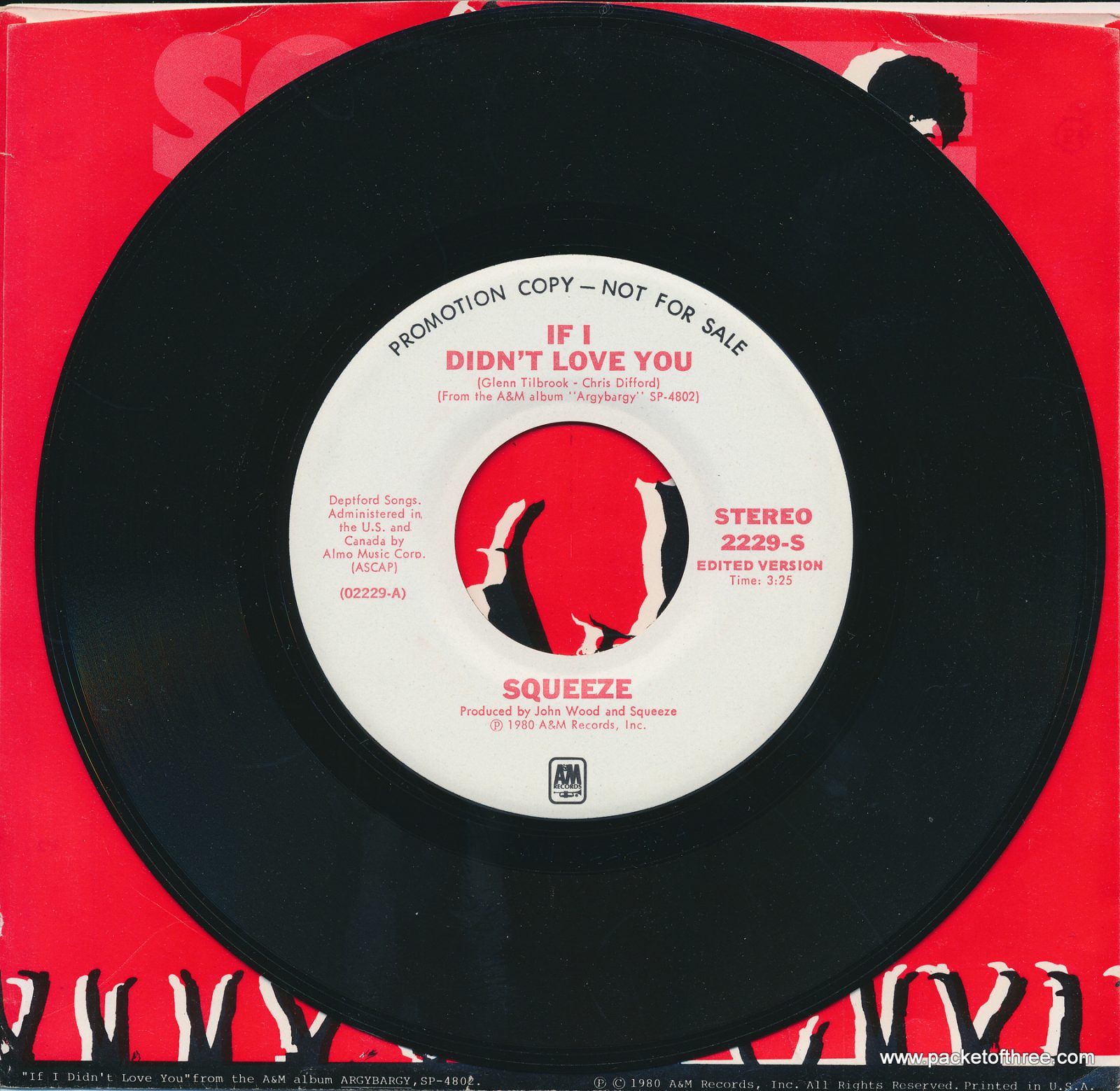 If I Didn't Love You - USA - 7" - picture sleeve - stereo/stereo promotional copy