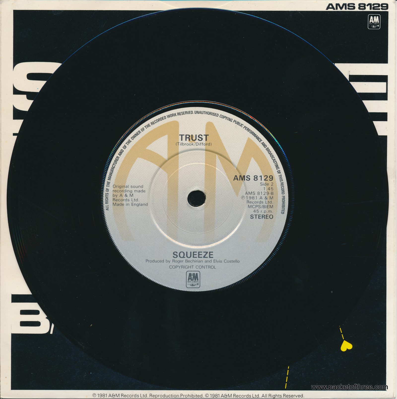 Is That Love - UK - 7" - picture sleeve - embossed label