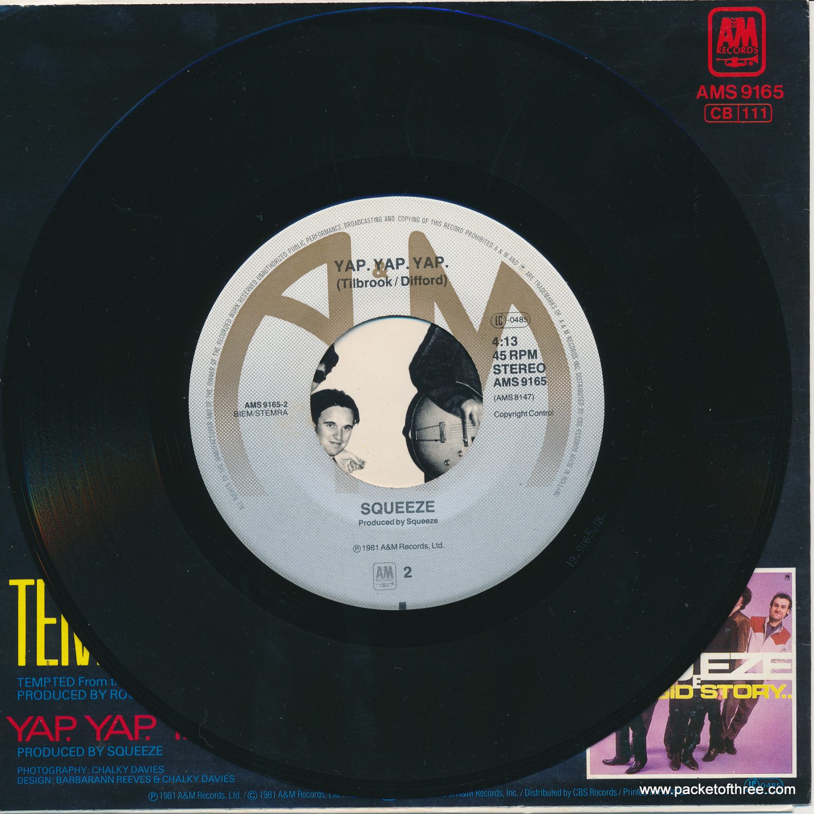 Tempted - Netherlands - 7" - picture sleeve