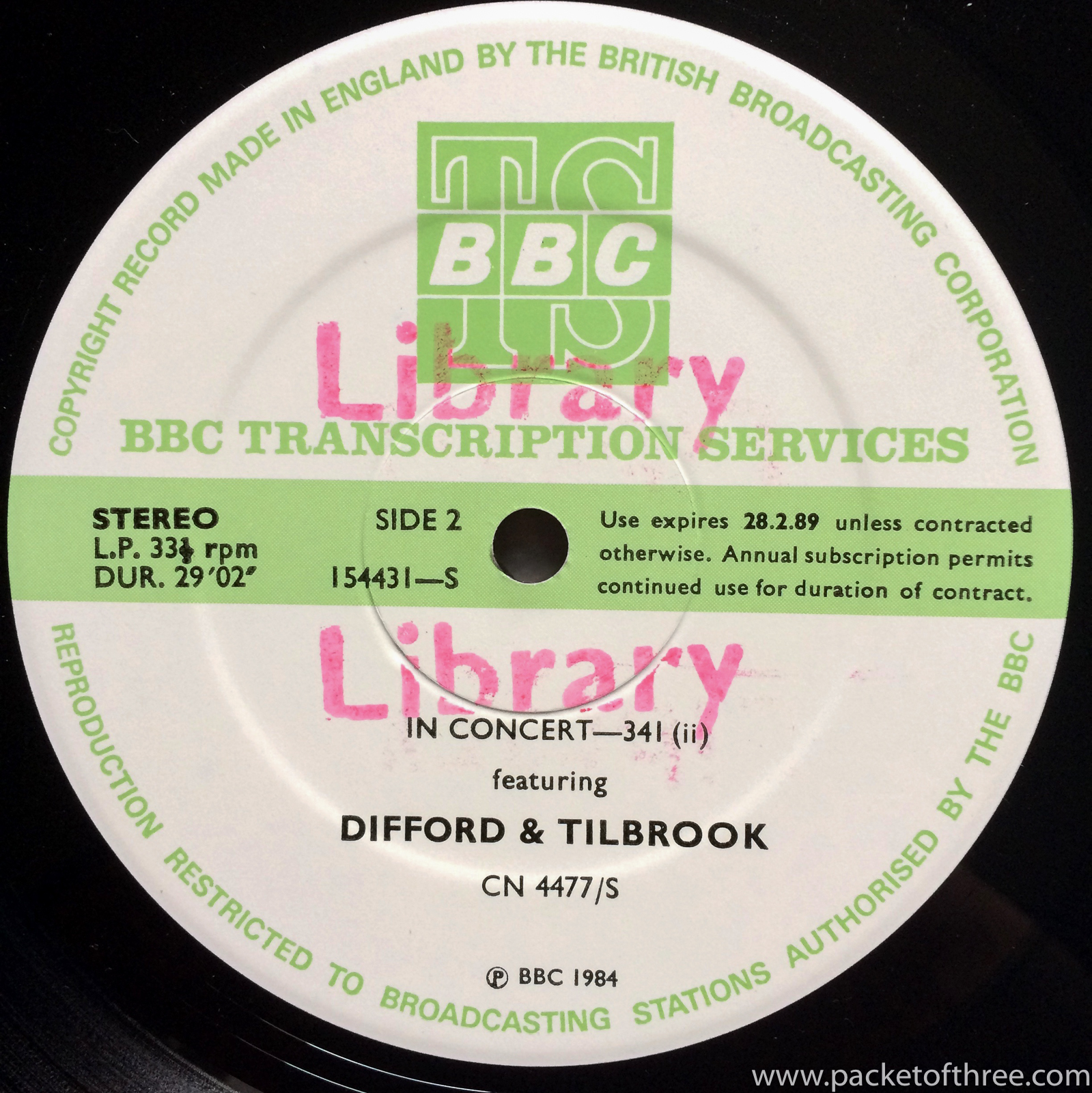 BBC In Concert 341 - Difford and Tilbrook - packetofthree