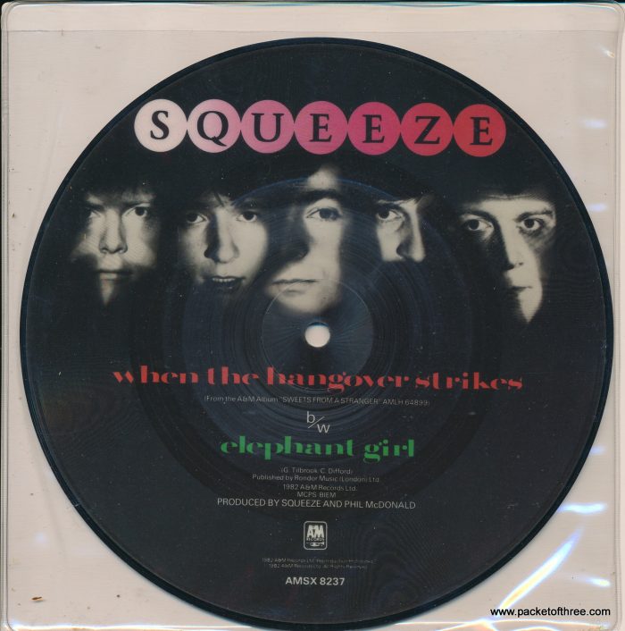 Squeeze - When the Hangover Strikes - 7" - picture disc
