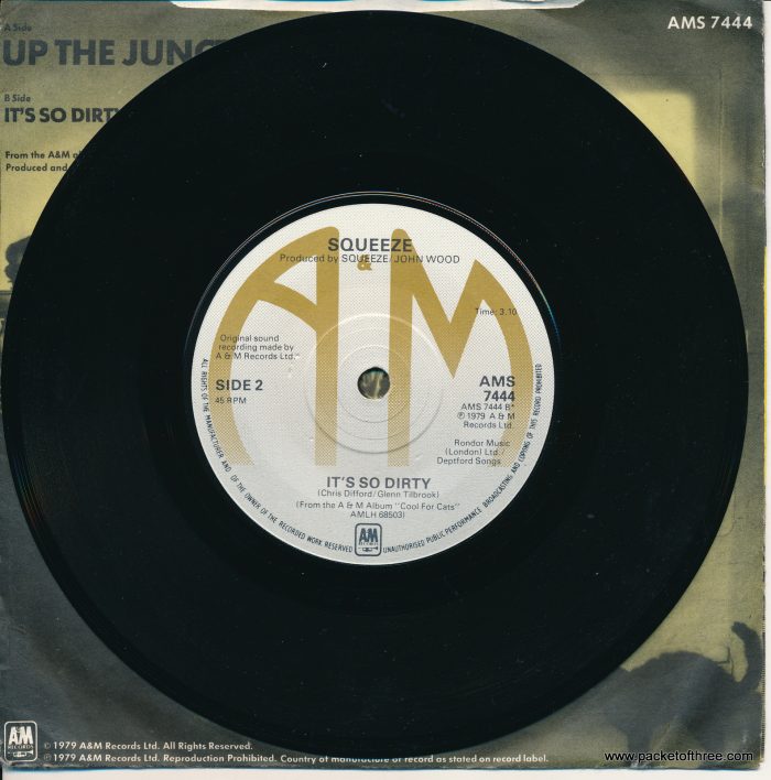 Up the Junction - UK 7" - picture sleeve - brown labels