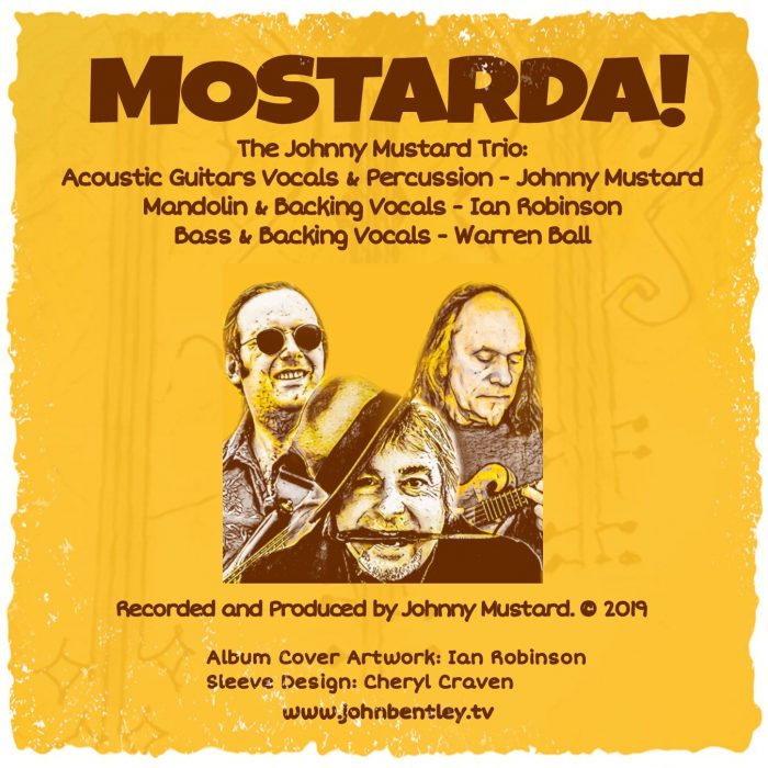 Johnny Mustard Trio - Mostarda! - Back Cover & Album Credits