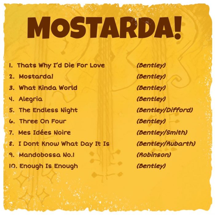 Johnny Mustard Trio - Mostarda! - Track Listing.