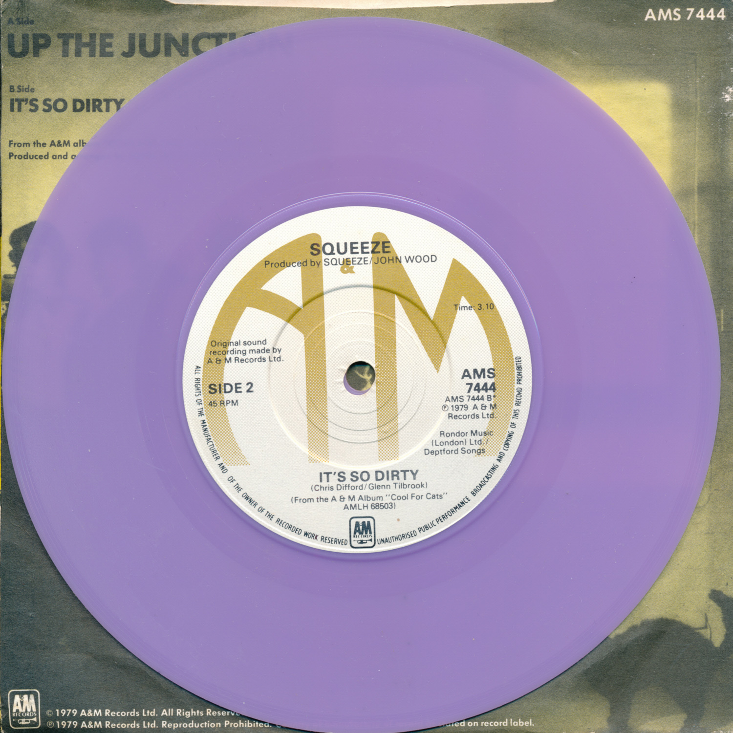 Up the Junction - brown label lilac vinyl