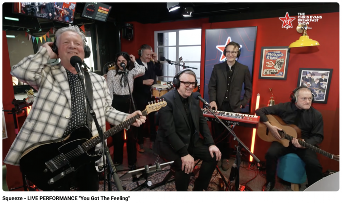 Squeeze - LIVE PERFORMANCE "You Got The Feeling"